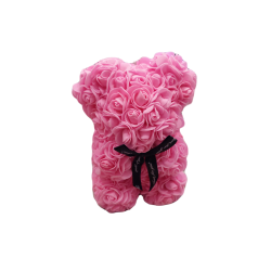 Rose Bear 25 cm Ροζ