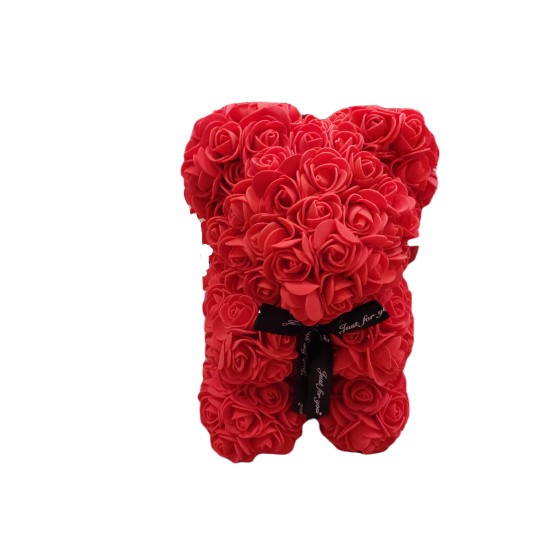 Rose Bear 25 cm Κόκκινο