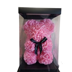 Rose Bear 25 cm Ροζ