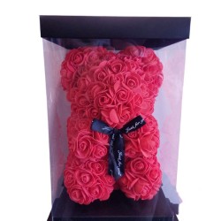 Rose Bear 25 cm Κόκκινο