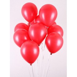 Σύνθεση  με 5 μπαλόνια  Λάτεξ χρώμα Κόκκινο
