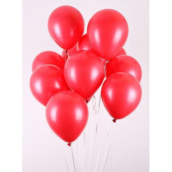 Σύνθεση  με 5 μπαλόνια  Λάτεξ χρώμα Κόκκινο