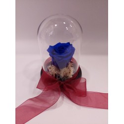 Forever rose Μπλε σε γυάλα 